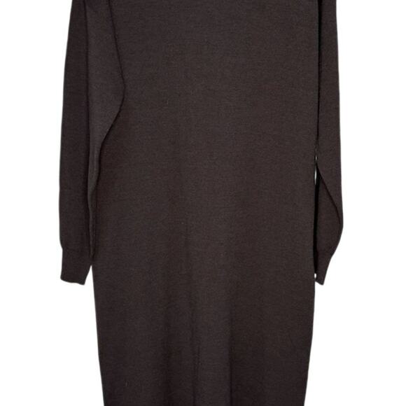 DSQUARED2 NWT Women's Long Sleeve Mock Neck Sweater Dress in Black Size XS - Picture 1 of 11